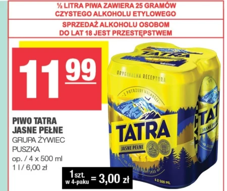 Пиво Tatra