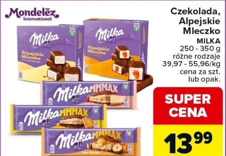 Czekolada Alpejskie Mleczko