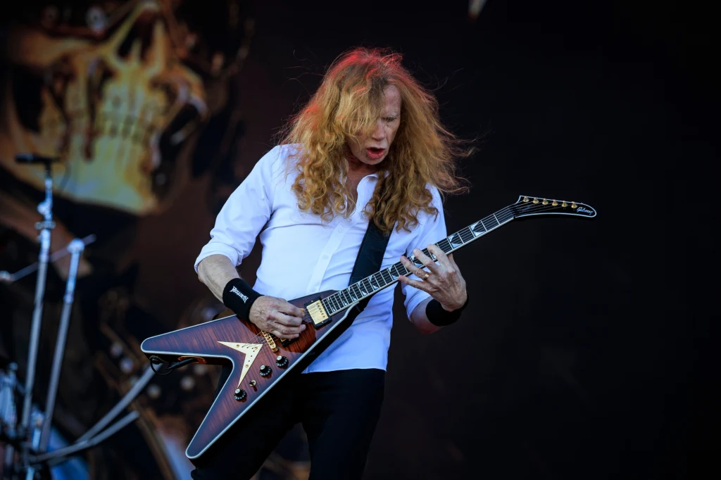 Dave Mustaine (Megadeth) w akcji