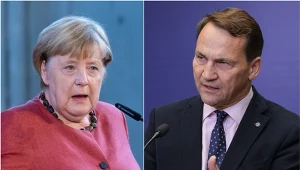 Angela Merkel i Radosław Sikorski