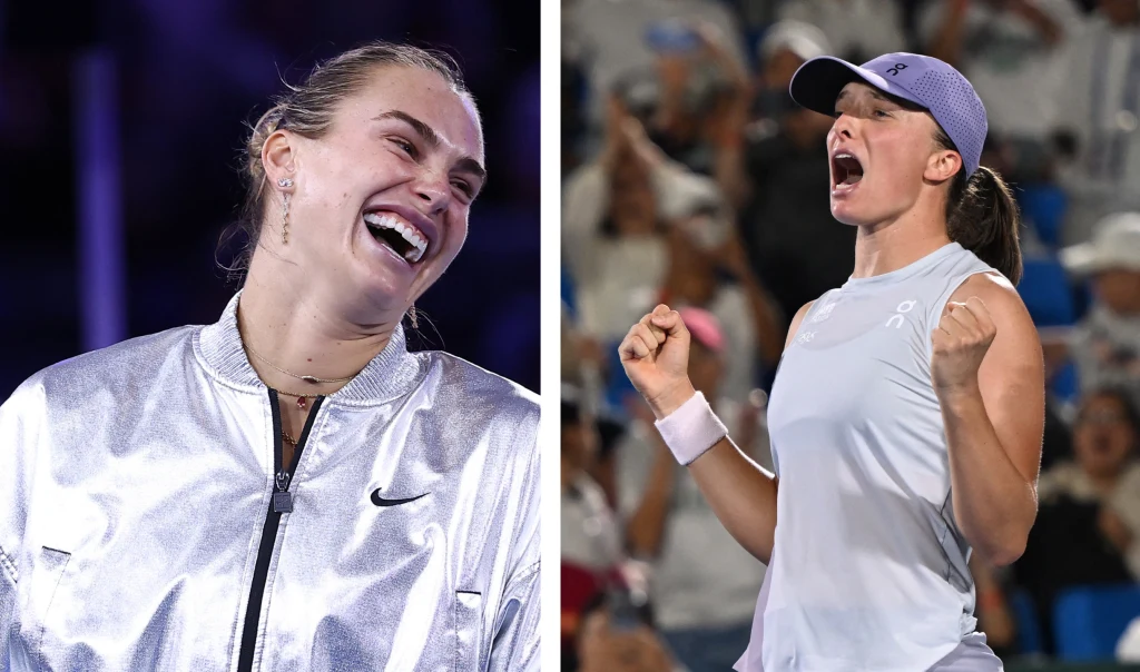 Aryna Sabalenka i Iga Świątek Aryna Sabalenka i Iga Świątek