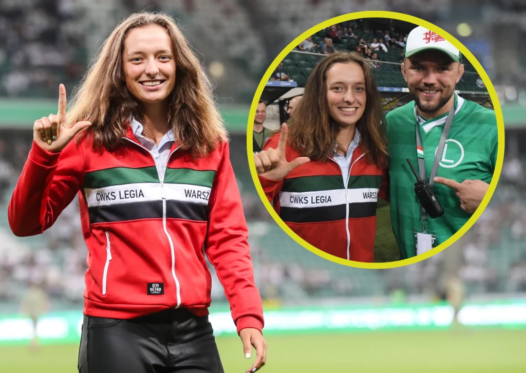 Iga Świątek, 17.07.2018 r. (screen w kółku: FB - Łukasz Jurkowski)