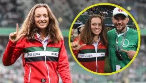 Świątek na ekstraklasowym stadionie. Przyszła wtedy w klubowej bluzie