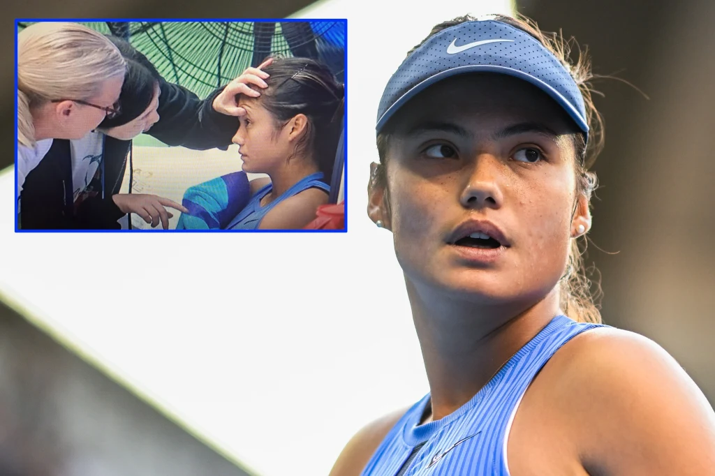 Emma Raducanu nie dokończyła swojego pierwszego spotkania w WTA 1000 w Wuhanie Emma Raducanu nie dokończyła swojego pierwszego spotkania w WTA 1000 w Wuhanie