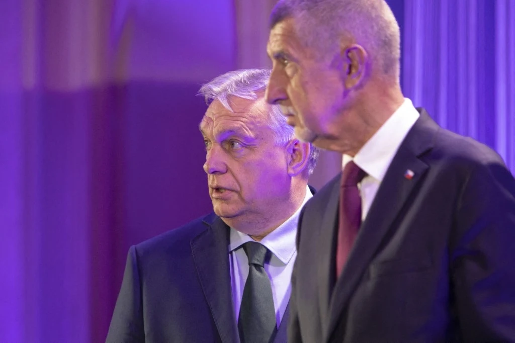 Premier Węgier Viktor Orban i prawdopodobny nowy-stary premier Czech Andrej Babisz