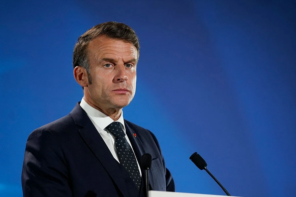 Prezydent Francji Emmanuel Macron