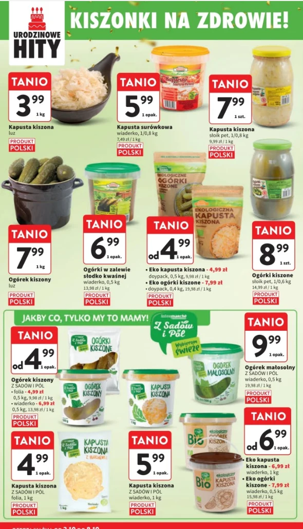 Kiszonki na zdrowie - Intermarche