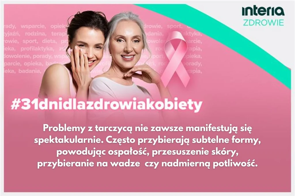 Początkowo tarczyca daje dyskretne objawy Początkowo tarczyca daje dyskretne objawy