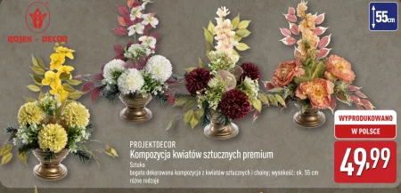 Sztuczna kompozycja kwiatów Projektdecor