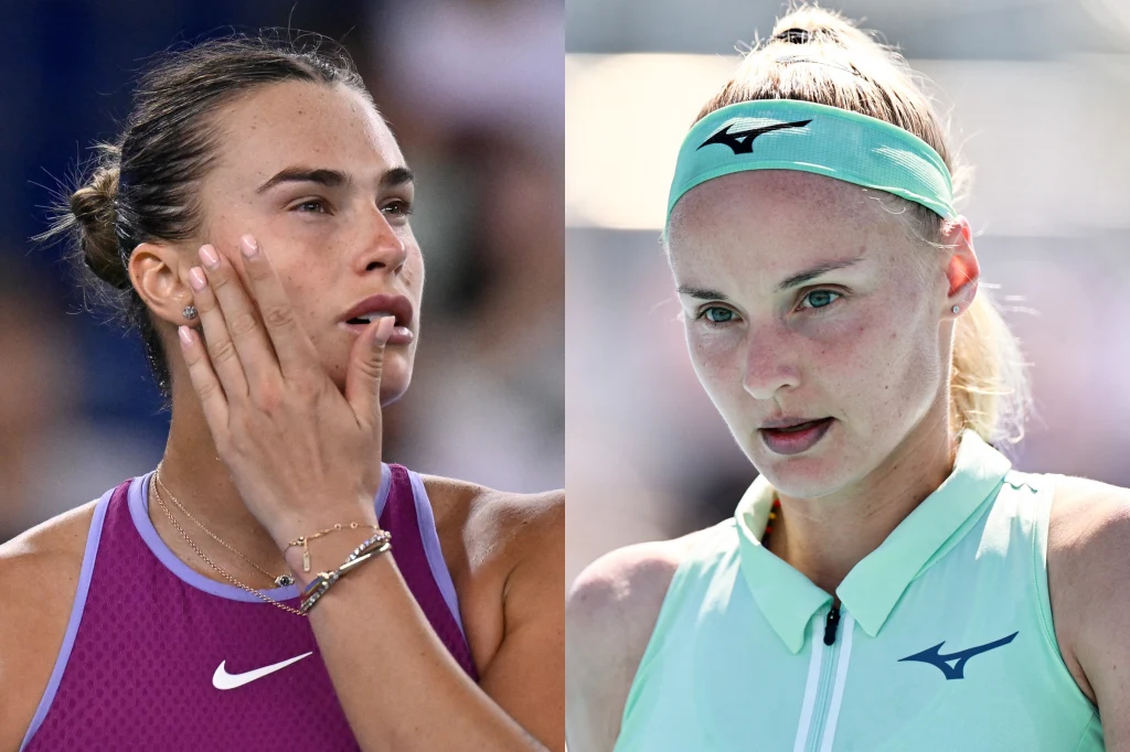 Aryna Sabalenka i Rebecca Sramkova Aryna Sabalenka i Rebecca Sramkova