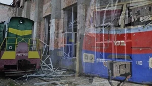 Efekty rosyjskiego ataku w Połtawie