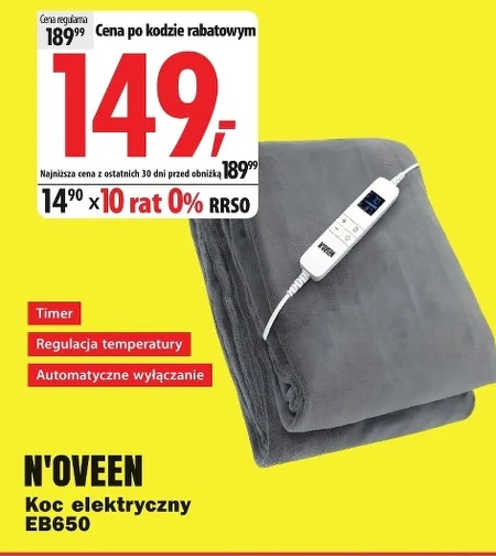 Koc elektryczny N'Oveen