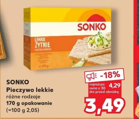 Pieczywo lekkie Sonko