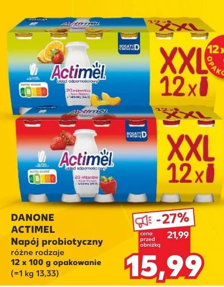 Napój probiotyczny Actimel