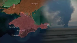 Drugą dobę płonie jedna z największych baz paliwowych na Krymie
