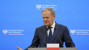 Premier Donald Tusk na konferencji prasowej ze swoją litewską odpowiedniczką Ingą Ruginiene