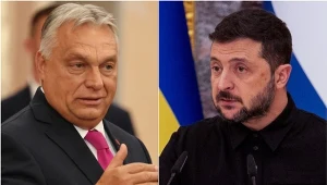 Viktor Orban i Wołodymyr Zełenski 