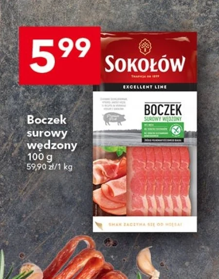 Boczek surowy Sokołów