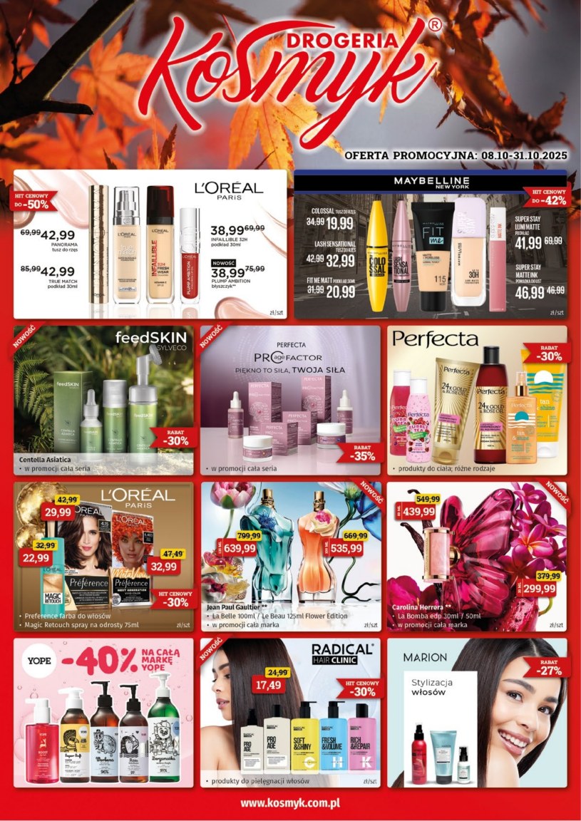 Gazetka promocyjna Drogeria Kosmyk - wygasła 5 dni temu