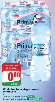 Woda niegazowana Primavera