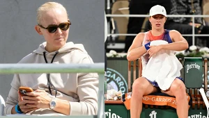 Na zdjęciu psycholog Daria Abramowicz i polska tenisistka Iga Świątek