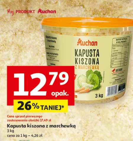 Kapusta kiszona Auchan