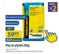 Klej elastyczny do płytek Weber