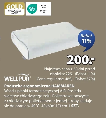 Poduszka ergonomiczna Wellpur