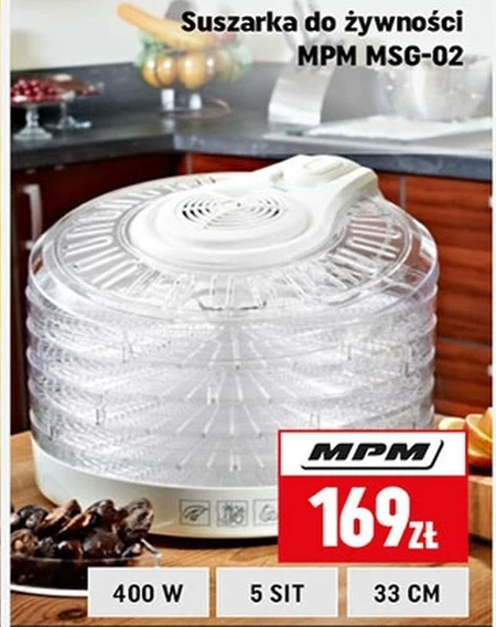 Suszarka do żywności MPM