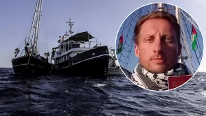 Franciszek Sterczewski brał udział w Global Sumud Flotilla