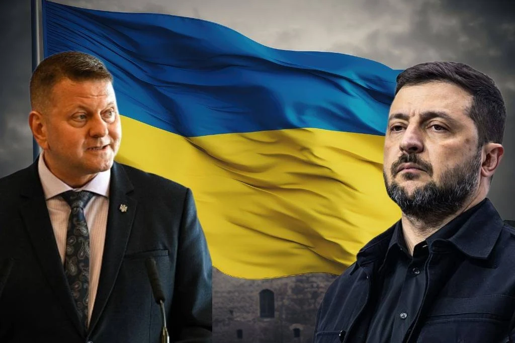 Wałerij Załużny i Wołodymyr Zełenski Wałerij Załużny i Wołodymyr Zełenski