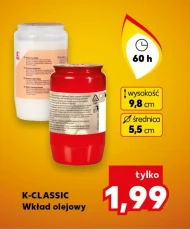 Wkład olejowy K-Classic