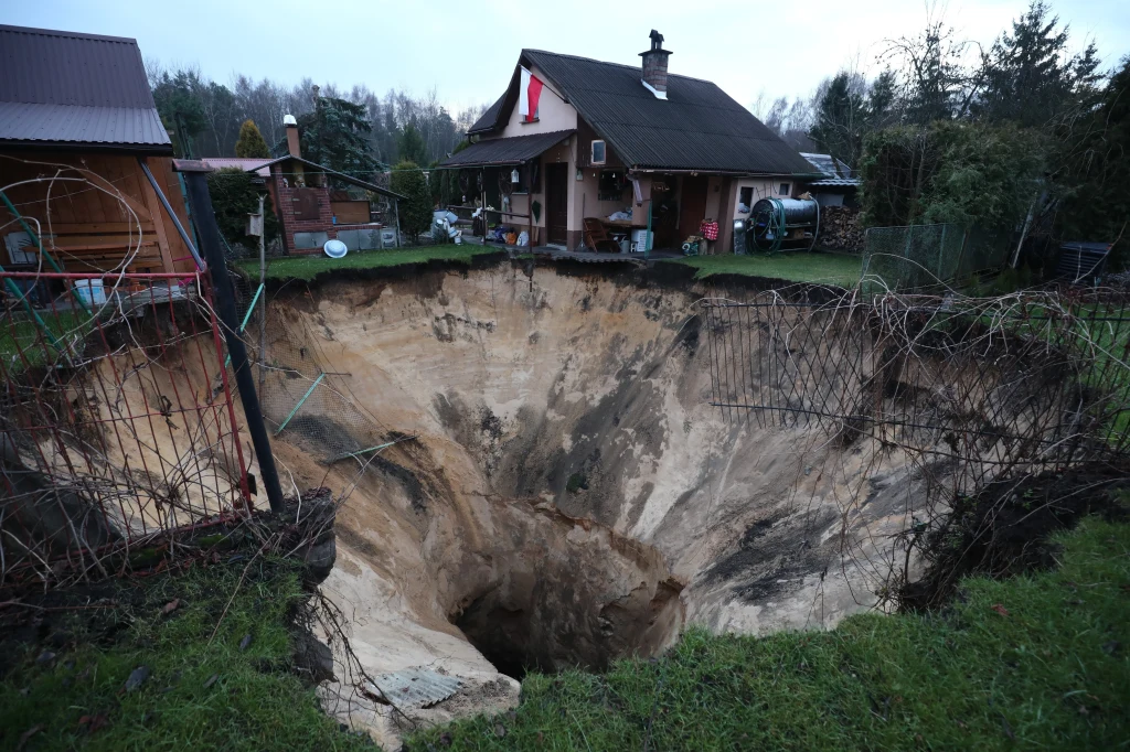 Zapadlisko w Trzebini