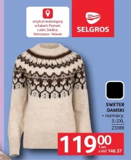 Sweter damski Selgros