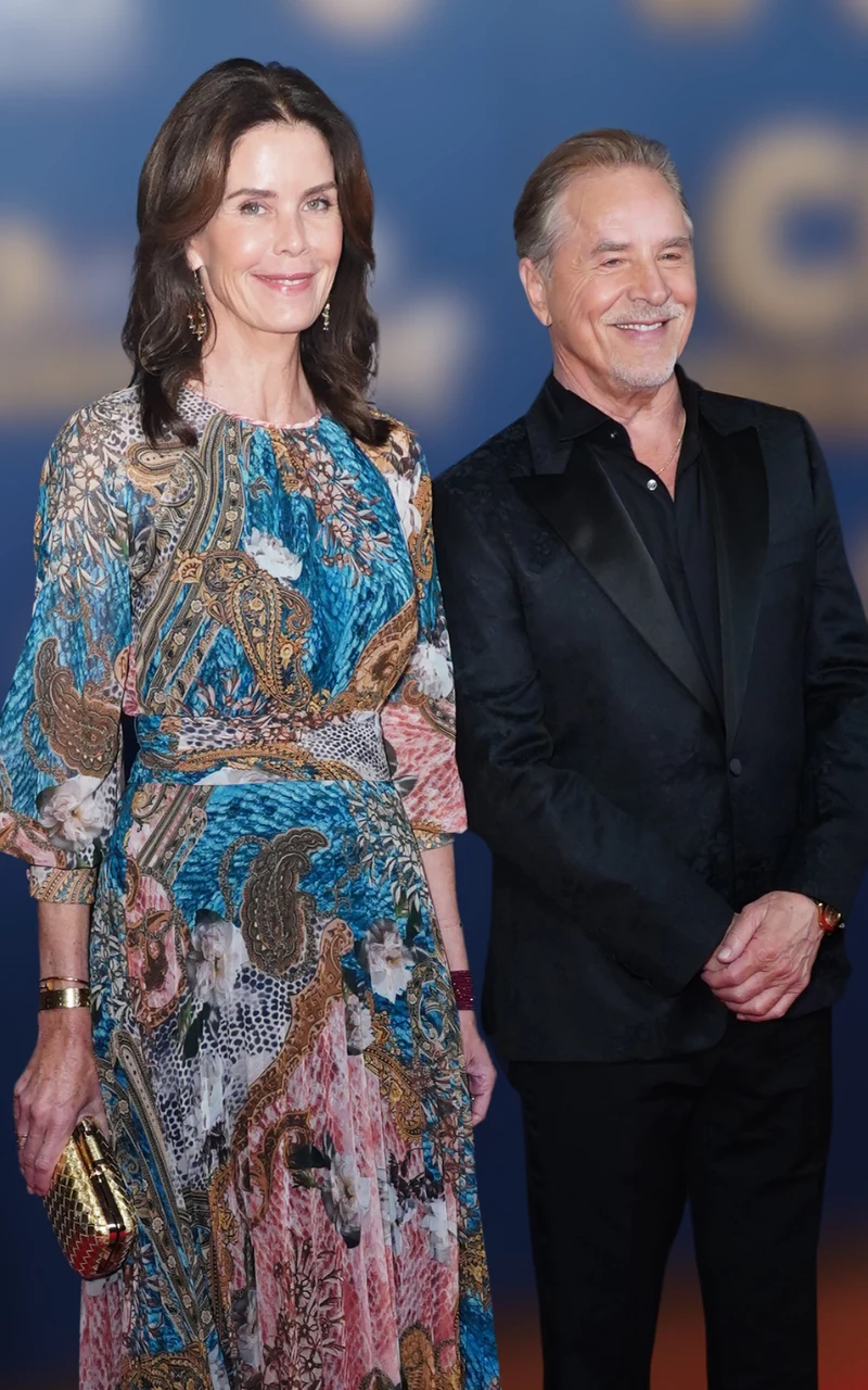 Don Johnson z żoną, Kelley Phleger