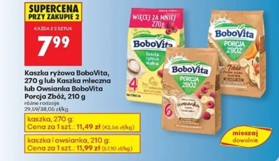 Owsianka BoboVita w promocji w Biedronce Owsianka BoboVita w promocji w Biedronce
