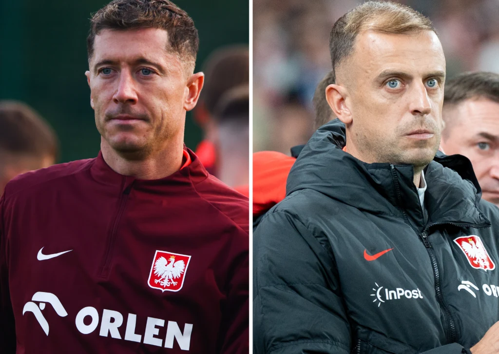 Robert Lewandowski i Kamil Grosicki