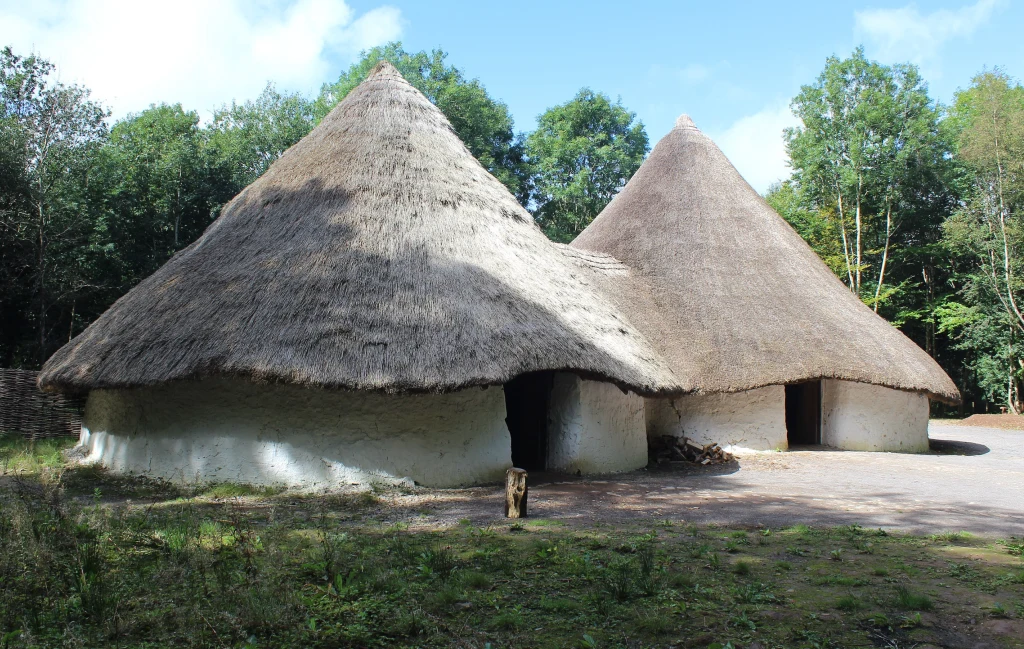 Jedna z ekspozycji - Bryn Eryr Farmstead w St Fagans National History Museum