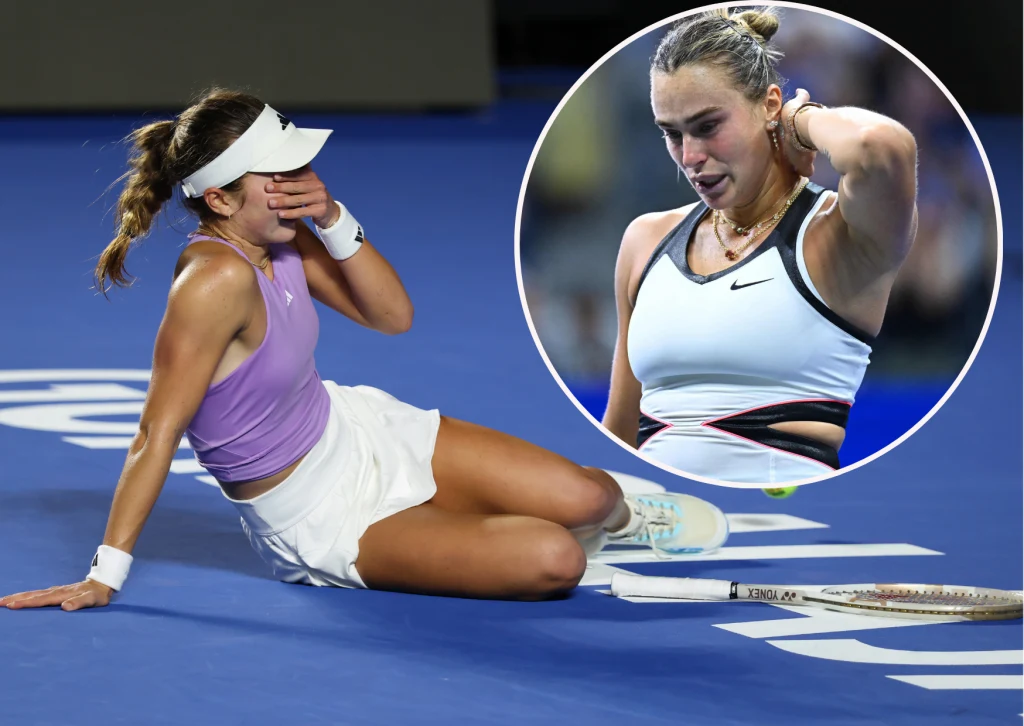 Iva Jovic i Aryna Sabalenka Iva Jovic i Aryna Sabalenka