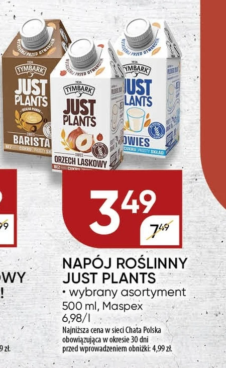 Napój roślinny Tymbark