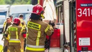 Na miejscu działa Straż Pożarna i Grupa Ratownictwa Chemiczno-Ekologicznego PSP | Zdjęcie ilustracyjne