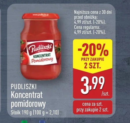 Koncentrat pomidorowy Pudliszki