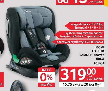 Fotelik samochodowy Momi