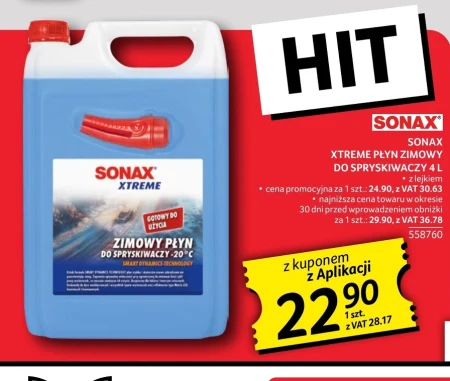 Зимова рідина для омивача вітрового скла Sonax