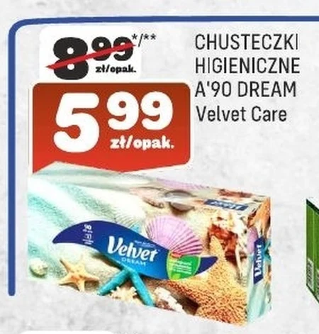 Chusteczki higieniczne Velvet