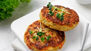 Kotleciki ryżowe to sycący, jarski obiad