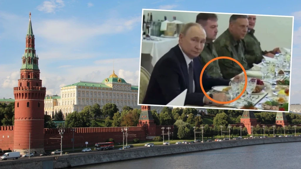 Władimir Putin na urodzinowej kolacji z rosyjskimi generałami Władimir Putin na urodzinowej kolacji z rosyjskimi generałami