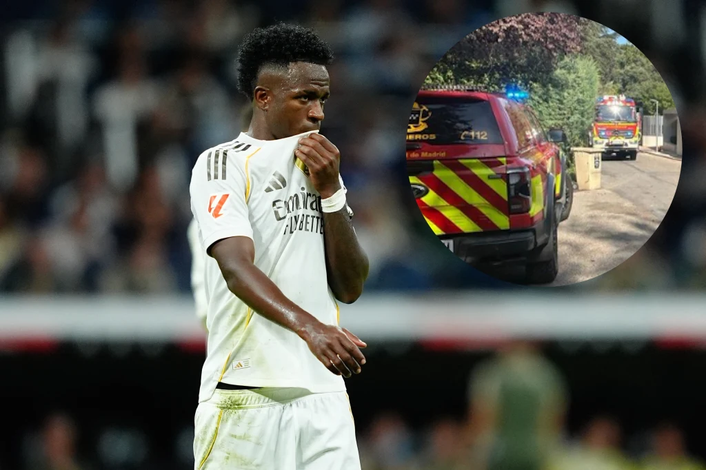 W domu Viniciusa Juniora wybuchł pożar W domu Viniciusa Juniora wybuchł pożar