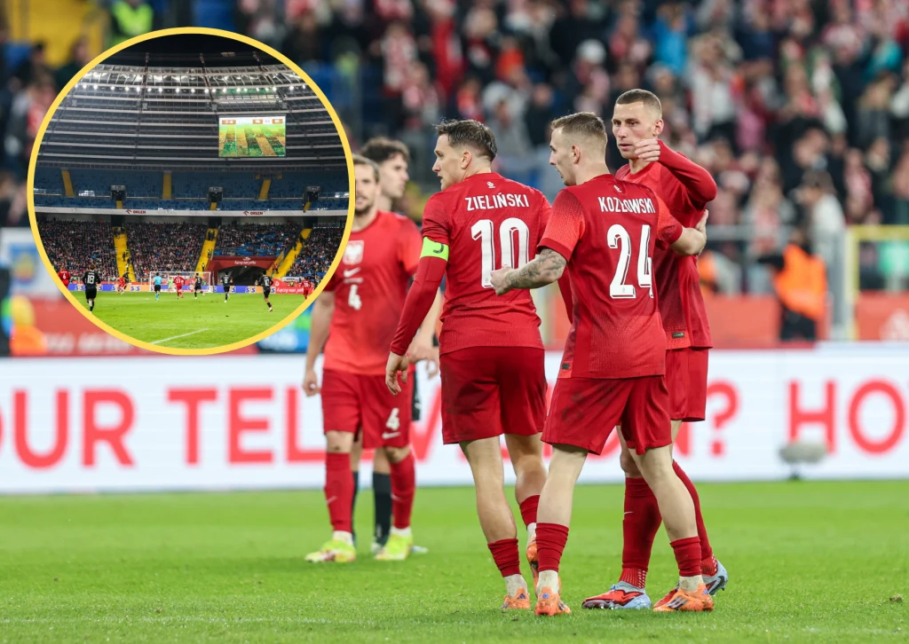 Podczas meczu Polski z Nową Zelandią frekwencja nie dopisała