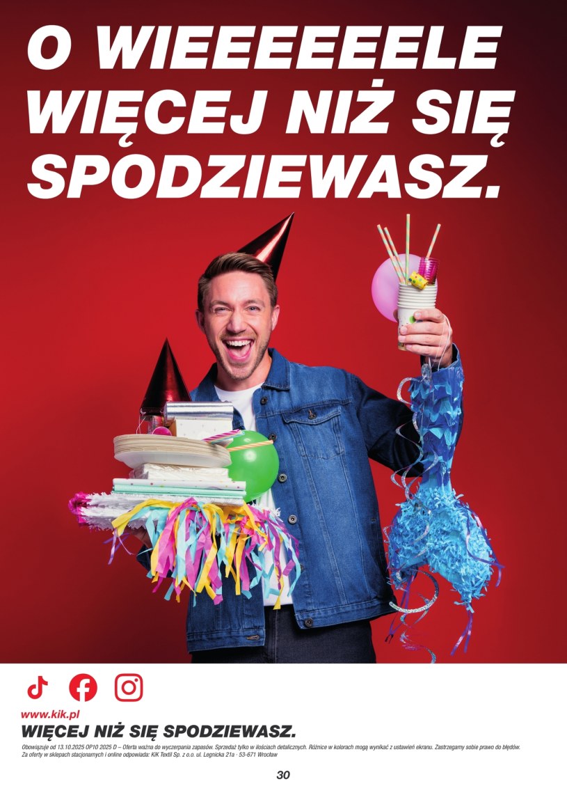 Gazetka: O wiele więcej świątecznych okazji – KiK - strona 30